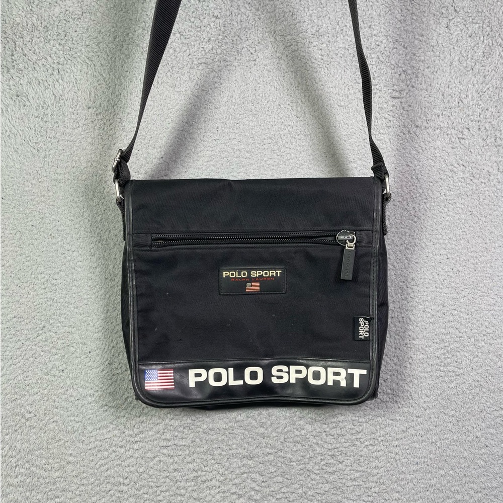 Vintage 90s Polo Ralph Lauren polo sport messenger bag